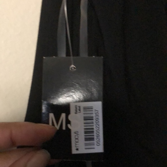 MSK (NWTS) faux wrap sleeveless cocktail dress with rhinestone color Medium - Picture 4 of 9